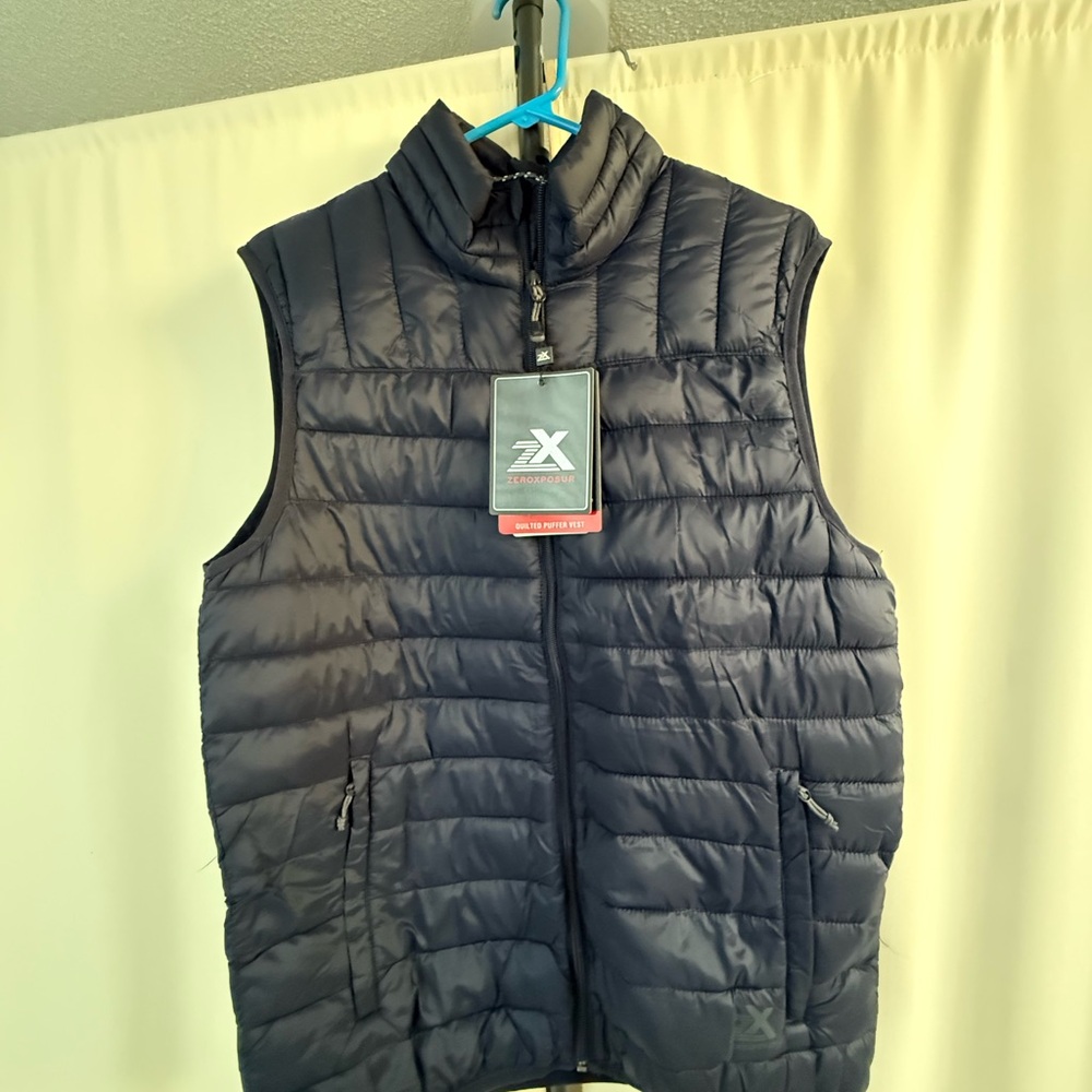 Men's Deep Navy Puffer Vest
